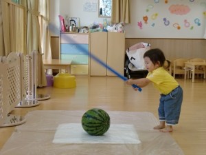 わんわん すいか割りあかちゃん ③