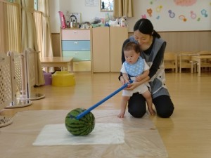 わんわん すいか割りあかちゃん ②